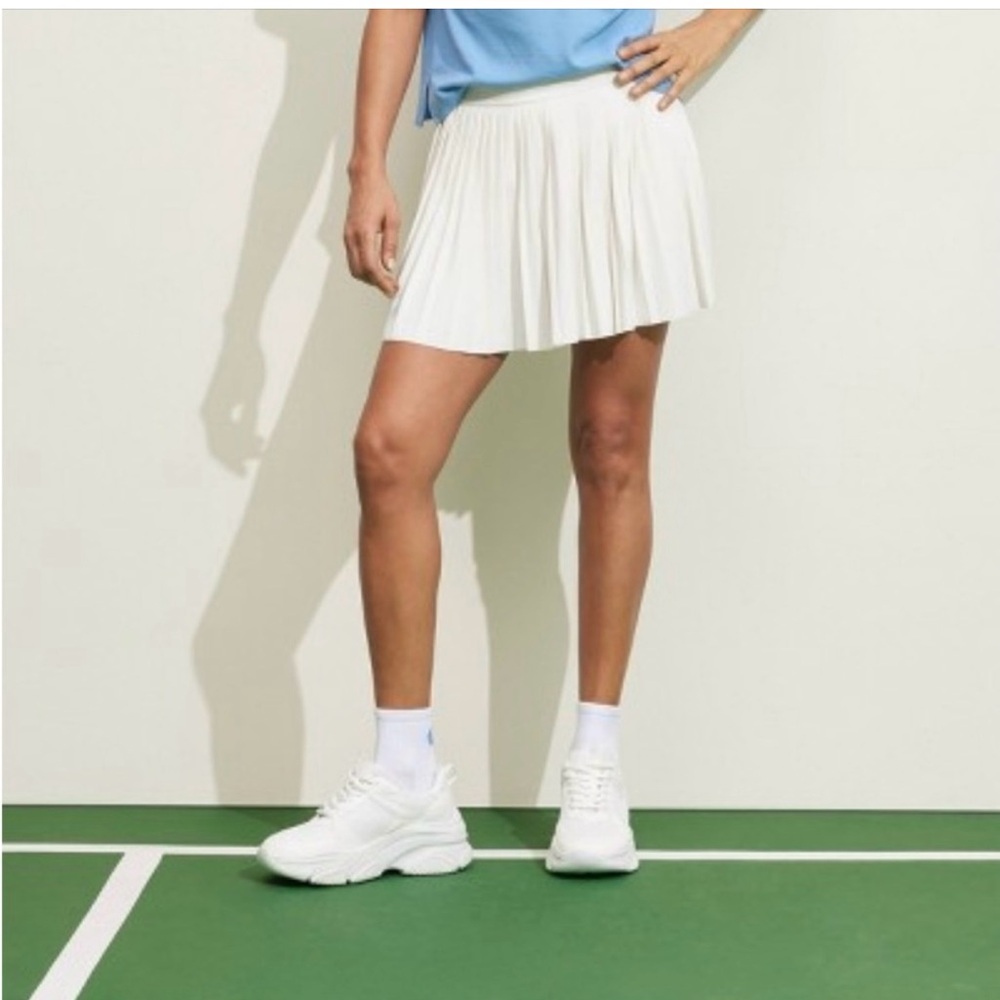 Prince Target Collab Cream Pleated Tennis Skirt